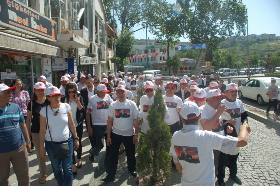 CHP’li Gençler sessiz yürüdü 10