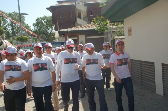 CHP’li Gençler sessiz yürüdü 15