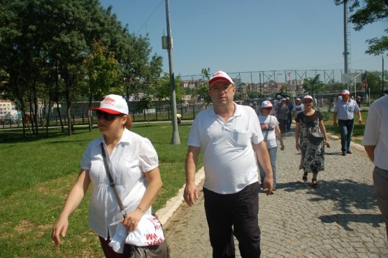 CHP’li Gençler sessiz yürüdü 61