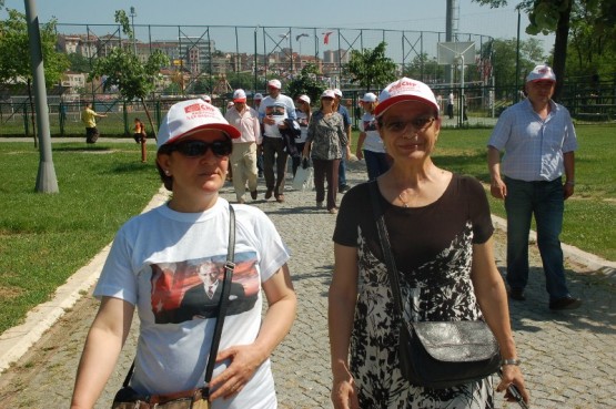 CHP’li Gençler sessiz yürüdü 62