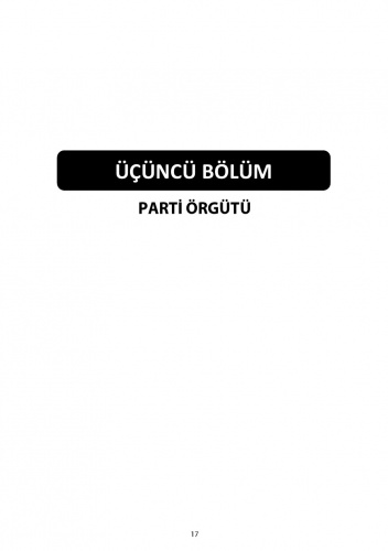 2018 CHP Tüzüğü 10