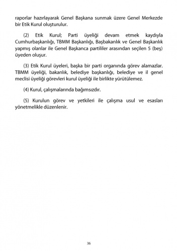 2018 CHP Tüzüğü 27