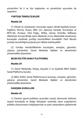 2018 CHP Tüzüğü 35