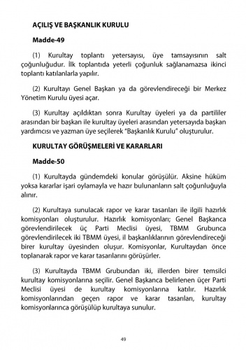 2018 CHP Tüzüğü 39