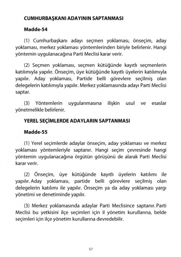 2018 CHP Tüzüğü 49