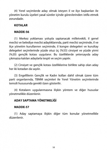 2018 CHP Tüzüğü 50