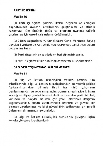 2018 CHP Tüzüğü 72