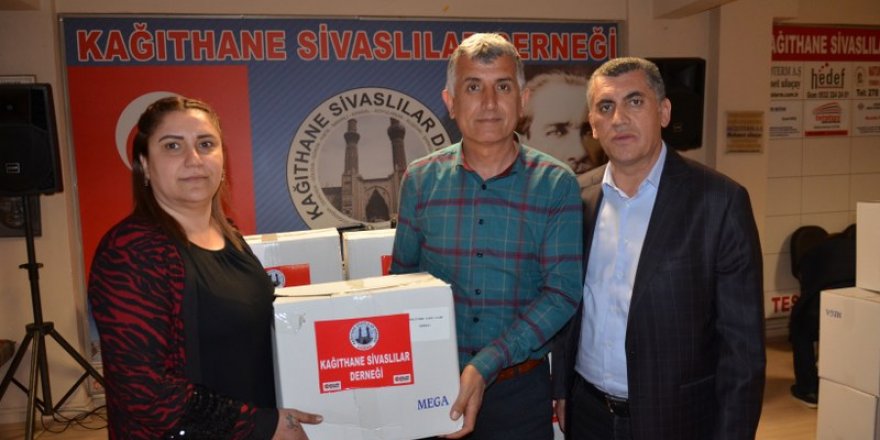 Kağıthane Sivaslılar Derneği'nden yardım eli
