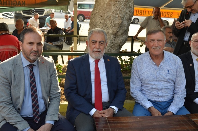 Saadet Partisi büyükşehir adayı  Necdet Gökçınar'ın  saha çalışması 1