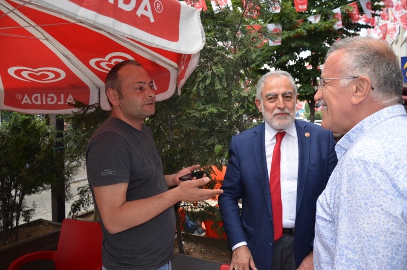 Saadet Partisi büyükşehir adayı  Necdet Gökçınar'ın  saha çalışması 10