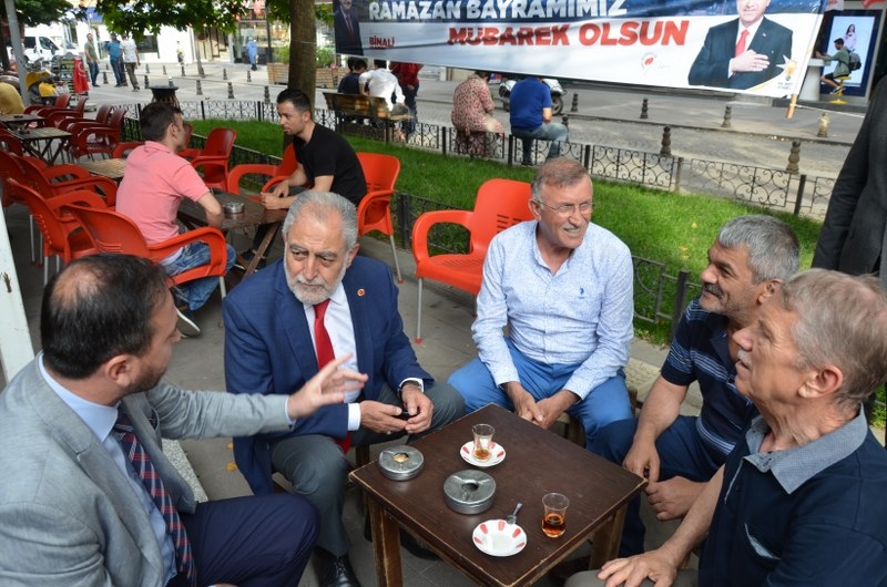 Saadet Partisi büyükşehir adayı  Necdet Gökçınar'ın  saha çalışması 12