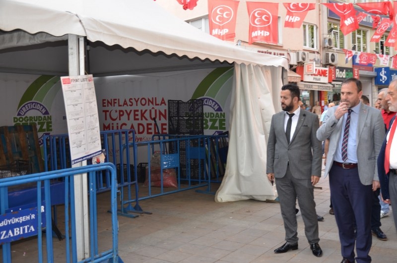 Saadet Partisi büyükşehir adayı  Necdet Gökçınar'ın  saha çalışması 13