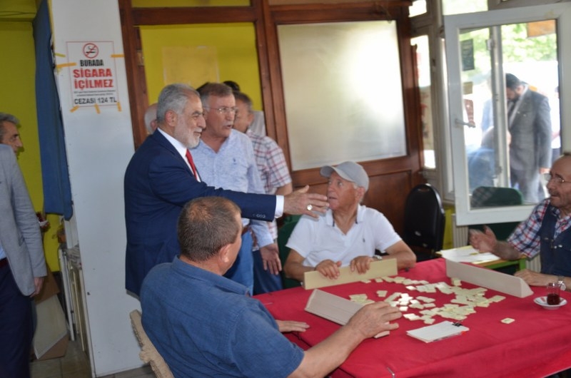 Saadet Partisi büyükşehir adayı  Necdet Gökçınar'ın  saha çalışması 16