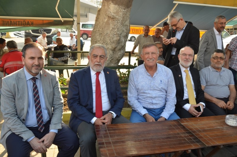 Saadet Partisi büyükşehir adayı  Necdet Gökçınar'ın  saha çalışması 20