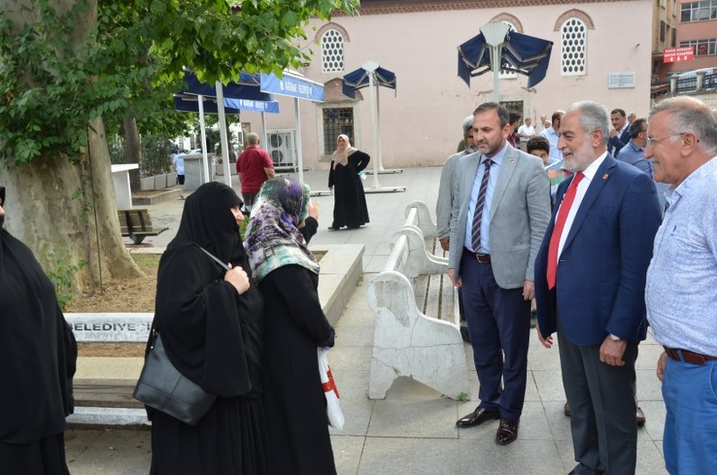 Saadet Partisi büyükşehir adayı  Necdet Gökçınar'ın  saha çalışması 4