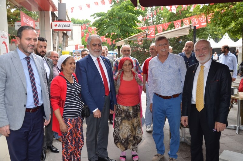 Saadet Partisi büyükşehir adayı  Necdet Gökçınar'ın  saha çalışması 5