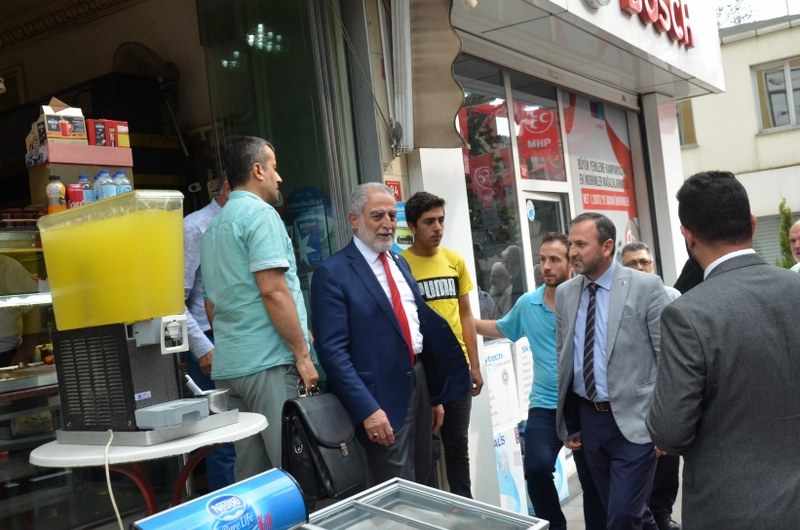 Saadet Partisi büyükşehir adayı  Necdet Gökçınar'ın  saha çalışması 8