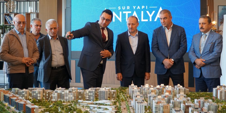 Uluslararası heyetten Sur Yapı Antalya Projesi’ne ziyaret