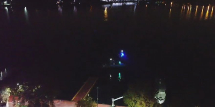 Deniz polisinin teknede uyuşturucu satanlara yaptığı baskınlar kamerada 