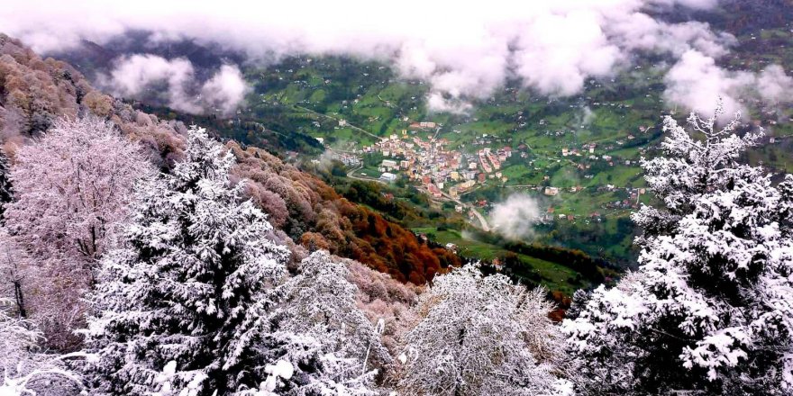 KARADENİZ YAYLALARINDA KAR GÜZELLİĞİ