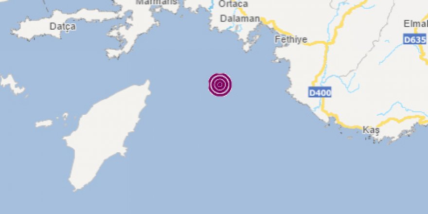 AKDENİZ'DE 3.7 BÜYÜKLÜĞÜNDE DEPREM
