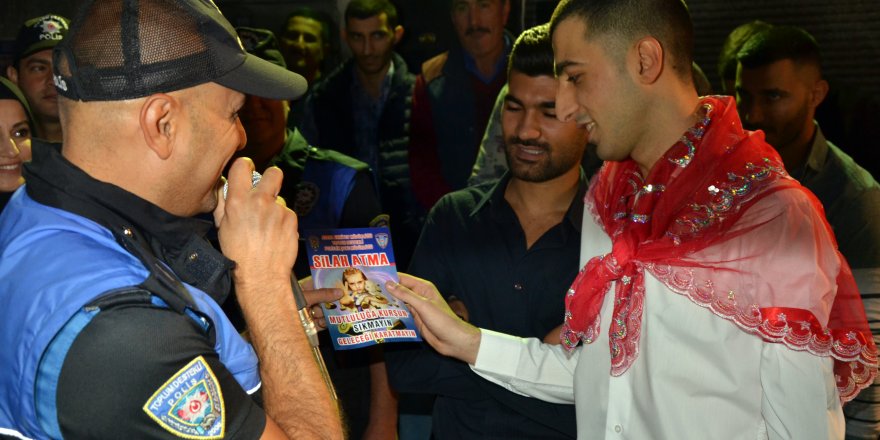 ASKER EĞLENCESİNDE MAGANDA KURŞUNUNA KARŞI BROŞÜRLÜ UYARI