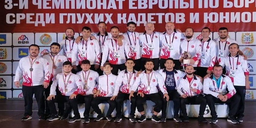 MİLLİLERDEN İŞİTME ENGELLİLER AVRUPA GÜREŞ ŞAMPİYONASI'NDA 8 MADALYA DAHA
