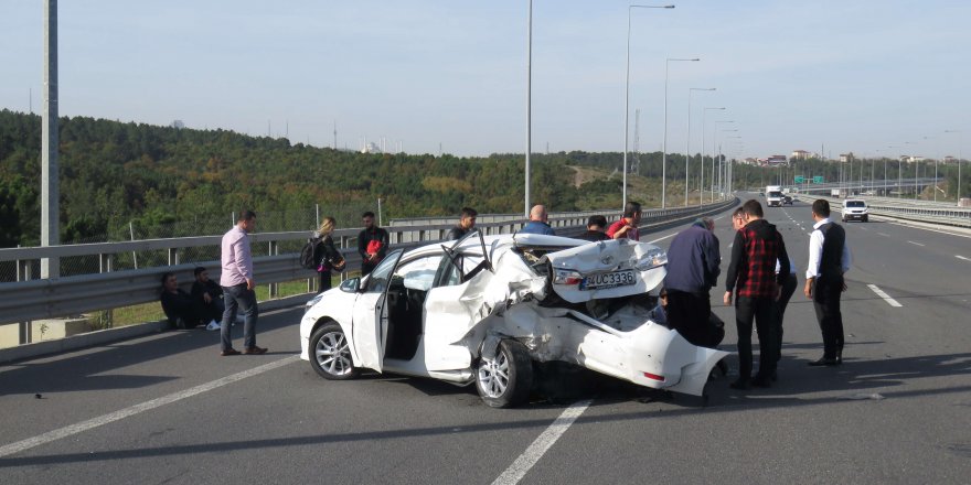 BEYKOZ KUZEY MARMARA OTOYULU'NDA KAZA: 4 YARALI