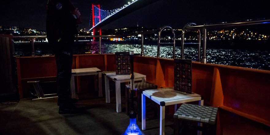 BOĞAZ'DAKİ TEKNELERE NARGİLE VE SİGARA DENETİMİ