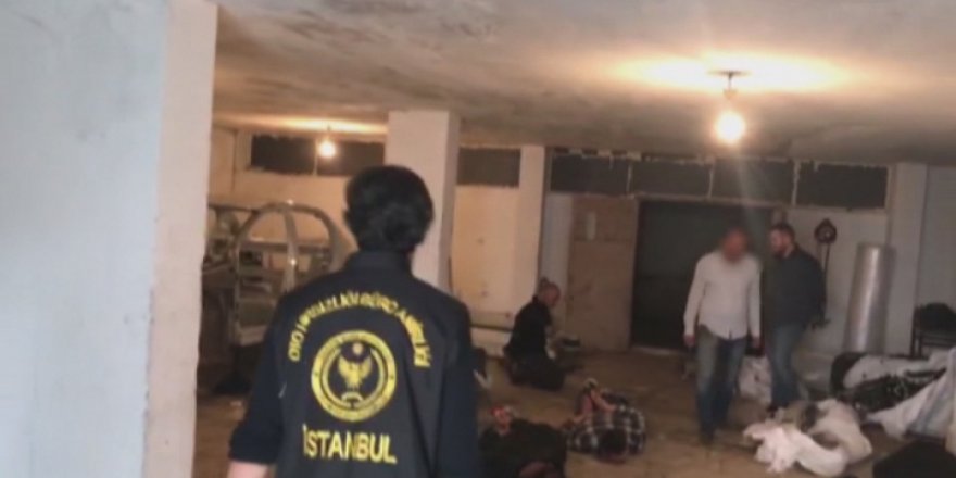 ÇALDIKLARI ARAÇLARI PARÇALAYIP SATAN ŞÜPHELİLERE OPERASYON 