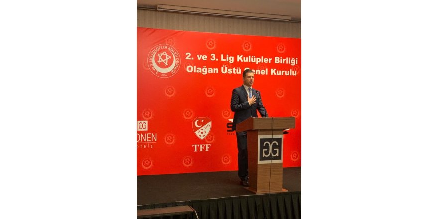 2'NCİ VE 3'ÜNCÜ LİG KULÜPLER BİRLİĞİ BAŞKANI CAN: TEK TİP SÖZLEŞME İSTİYORUZ