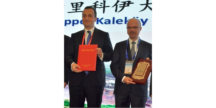 YUKARI KALEKÖY BARAJI VE HES PROJESİ'NE "ÖRNEK BARAJ" ÖDÜLÜ