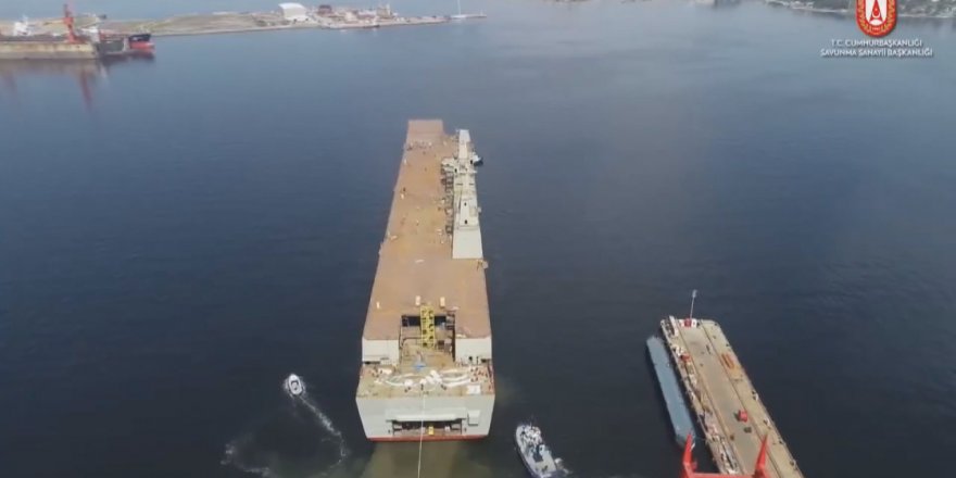 TÜRKİYE'NİN EN BÜYÜK SAVAŞ GEMİSİ 2020'DE HİZMETE GİRECEK