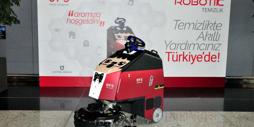 İSTANBUL HAVALİMANI TEMİZLİĞİNDE ROBOT DÖNEMİ
