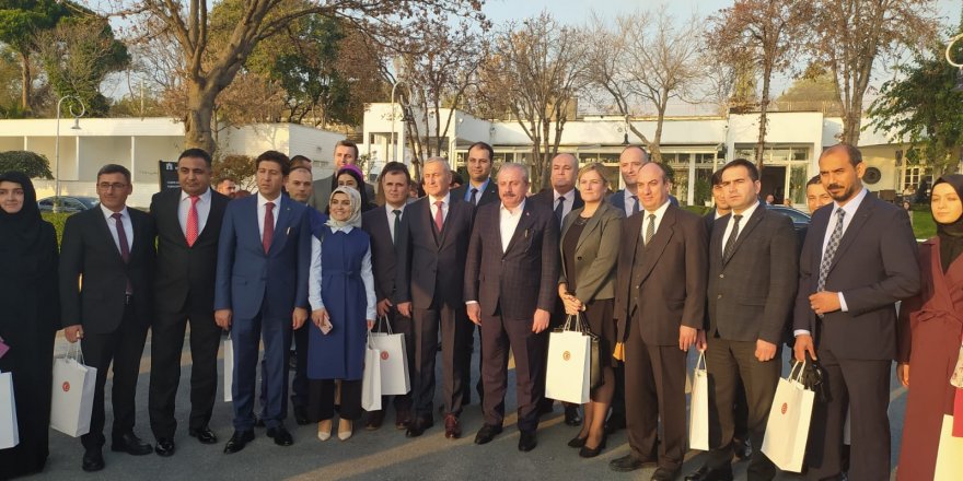 TBMM BAŞKANI ŞENTOP ÖĞRETMENLERLE ATATÜRK DENİZ KÖŞKÜ'NÜ GEZDİ