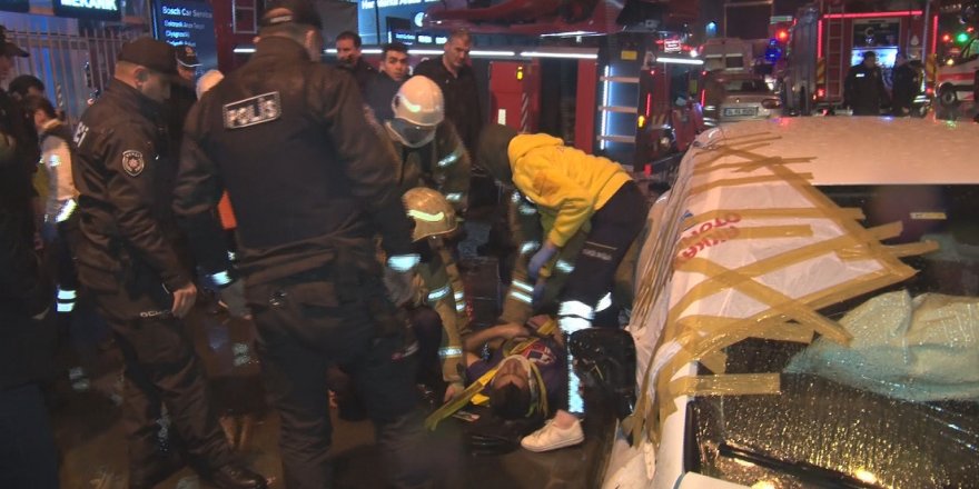 GÜNGÖREN'DE TEKSTİL ATÖLYESİNDE YANGIN: 1'İ AĞIR, 5 YARALI (1)