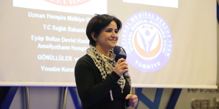 2011'İN ‘YILIN HEMŞİRESİ’ OKYAY, YAŞADIĞI OLAYLARI ÖĞRENCİLERLE PAYLAŞTI