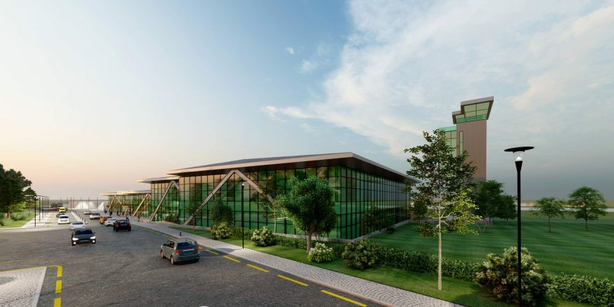 SİİRT HAVALİMANI TERMİNAL BİNASI YENİLENİYOR, GÖRSELLERİ DE ORTAYA ÇIKTI