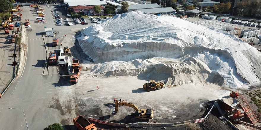 İSTANBUL'UN TUZ TEPESİ HAVADAN FOTOĞRAFLANDI