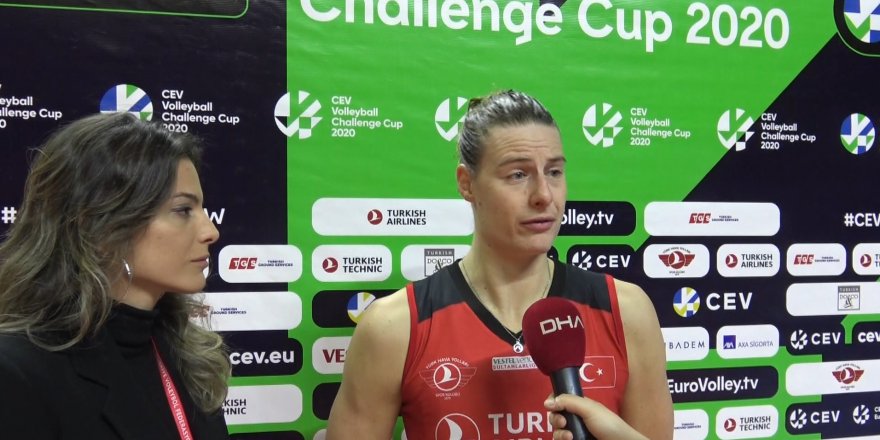 THY'Lİ VOLEYBOLCU AELBRECHT: CEV CHALLENGE CUP'TA HEDEFİMİZ ŞAMPİYONLUK