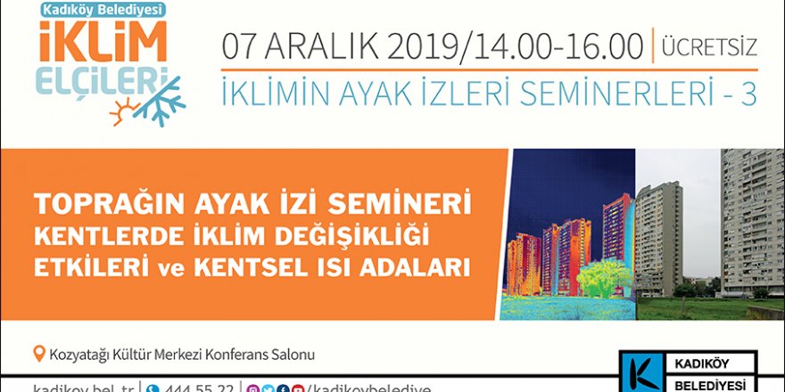 KADIKÖY’ÜN İKLİM ELÇİLERİ, ‘TOPRAĞIN AYAK İZİ’Nİ SÜRÜYOR