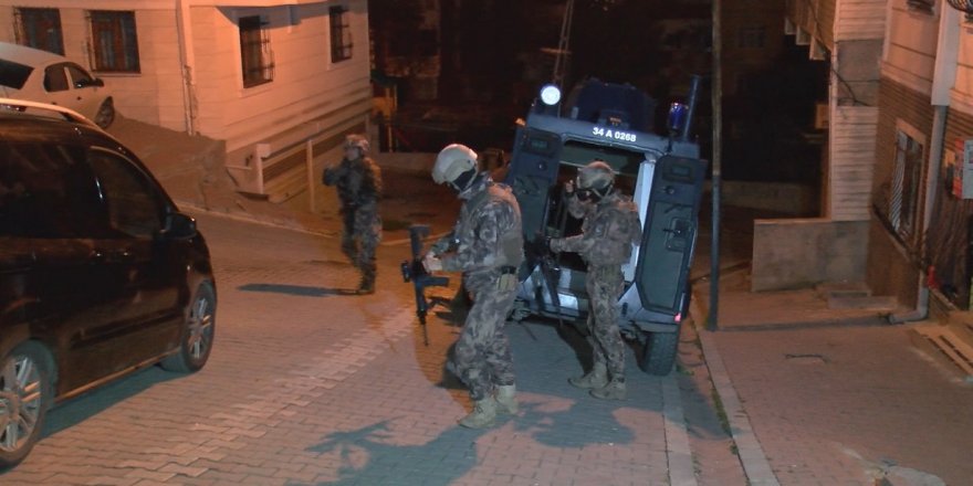 İSTANBUL'DA ORGANİZE SUÇ ÖRGÜTÜ OPERASYONU
