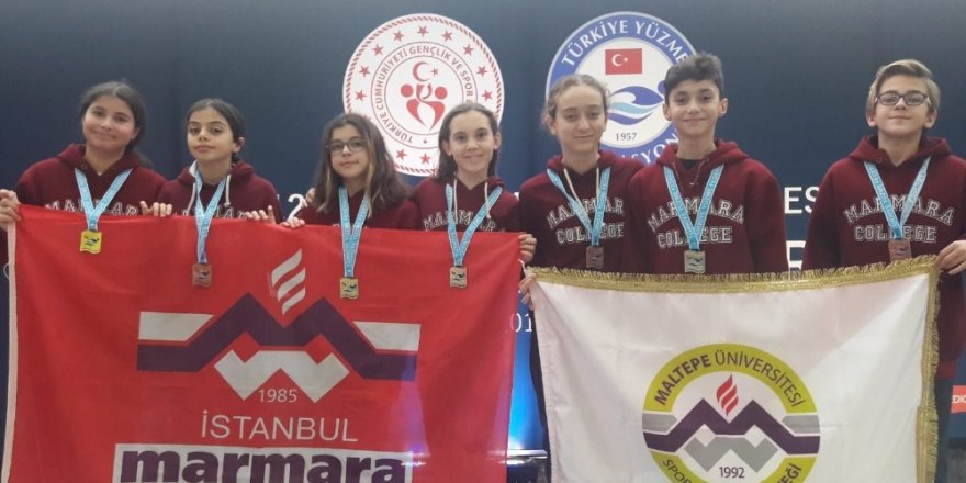 Yüzmede 7 Madalya Yüzleri Güldürdü