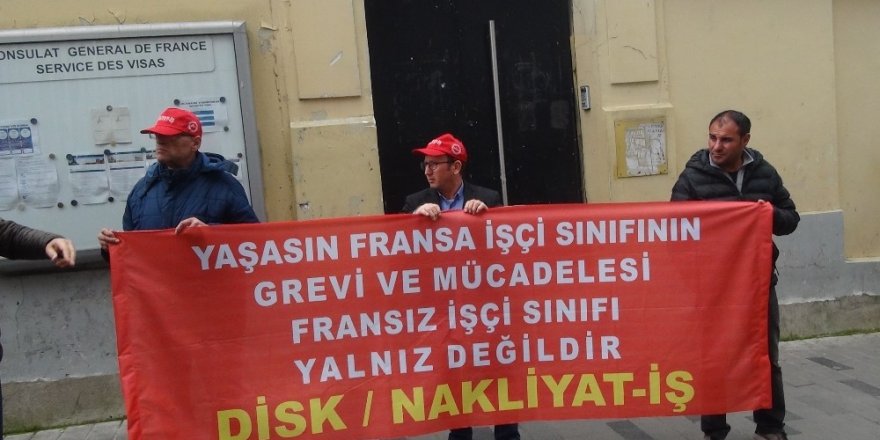 Nakliyat-iş’ten Fransız İşçilerine Destek
