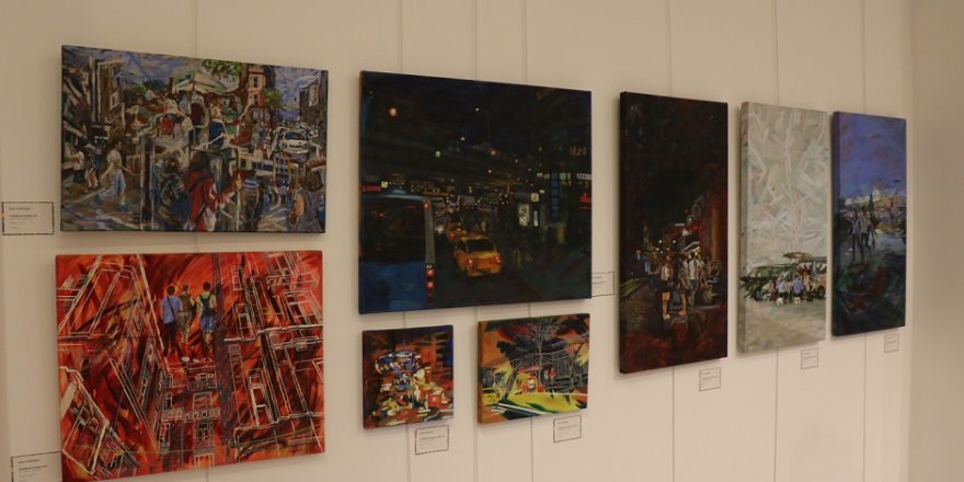 İSTANBUL'UN SİMGELERİ 25 RESSAMIN FIRÇASINDAN TUVALLERE AKTARILDI