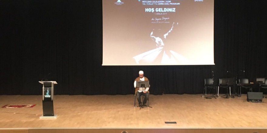 Mevlana, 746. Vuslat Yıl Dönümünde Sancaktepe’de Anıldı