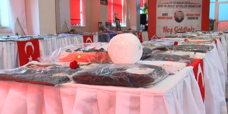 ŞEHİT EMANETLERİ SERGİSİ ÇATALCA'DA AÇILDI