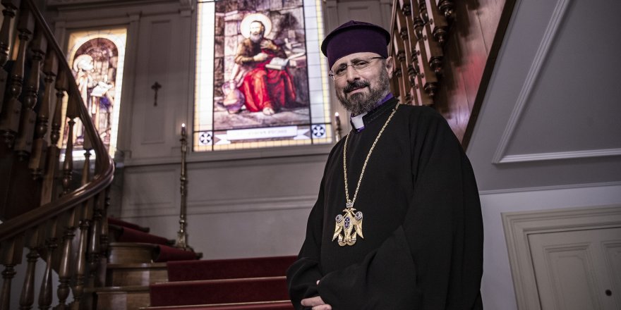 ERMENİ CEMAATİNİN YENİ PATRİĞİ MAŞALYAN DHA'NIN SORULARINI YANITLADI 