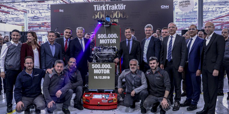 TÜRKTRAKTÖR, 500 BİNİNCİ YERLİ MOTORUNU TANITTI