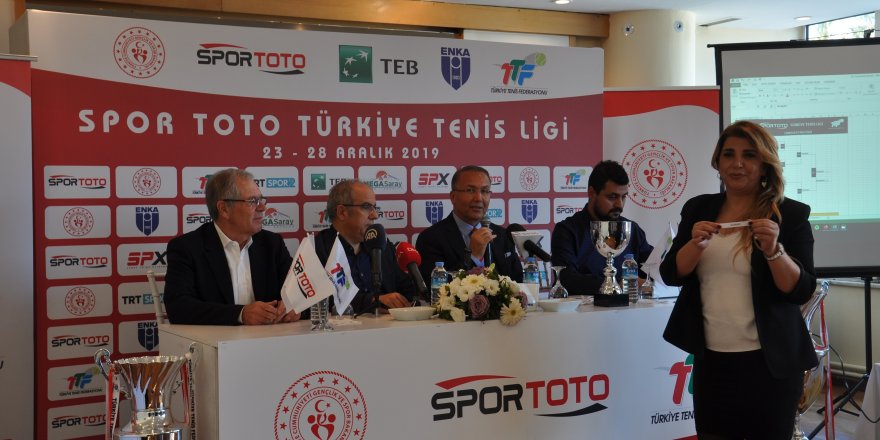 SPOR TOTO TÜRKİYE TENİS LİGİ’NİN KURA ÇEKİMİ YAPILDI